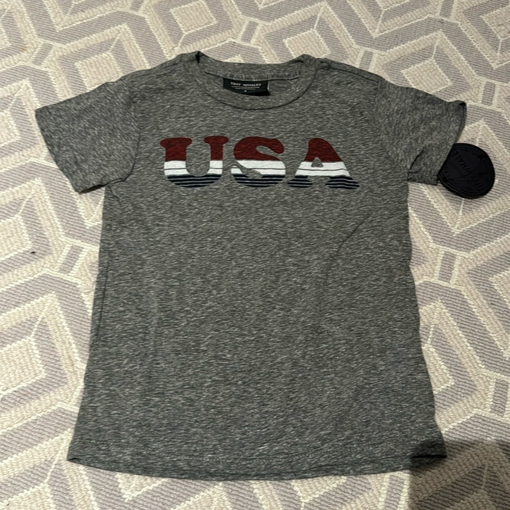 Boys USA Tee Shirt size 4T by Tiny Whales